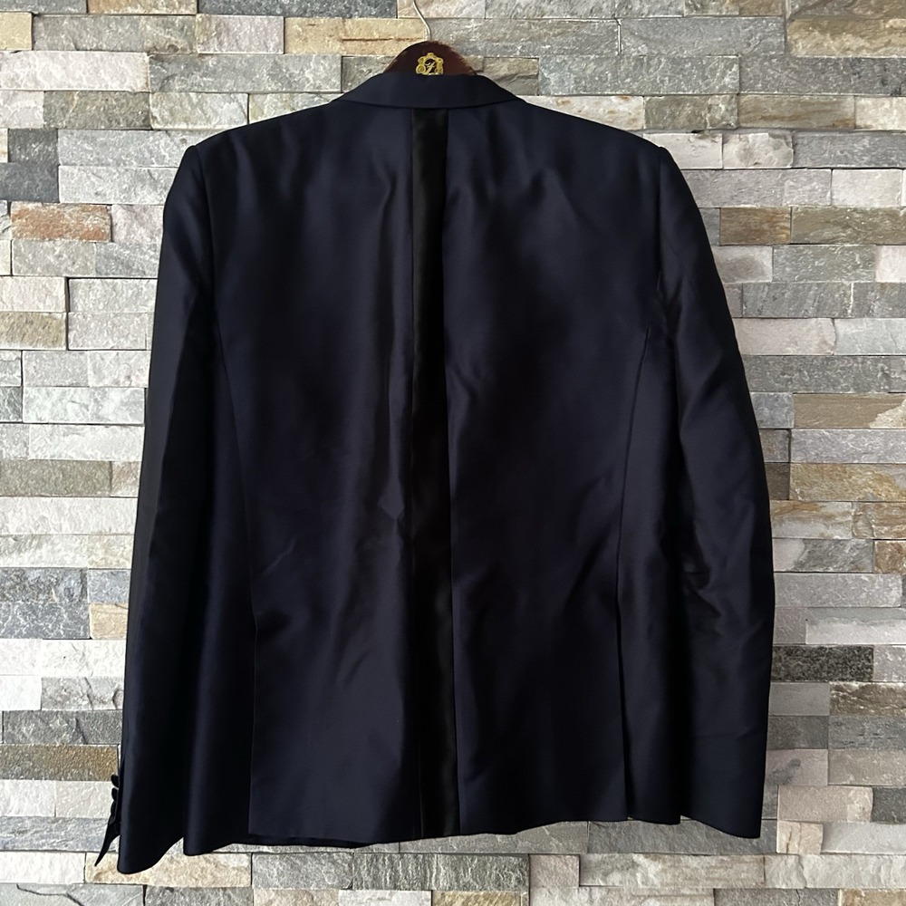 dsquared 2 Hollywood Cut Mens Blazer Silk Wool Cotton Lined Blazer Sport coat 40 - Picture 2 of 8